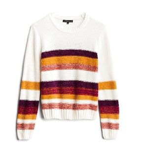 Eleanor Chenille Striped Pullover